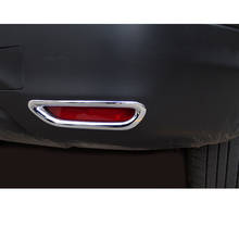 For Nissan Qashqai 2016 2017 2018 2019 Car Detector ABS Chrome Cover Trim Back Tail Rear Fog Light Lamp Frame Parts 2pcs Molding 2024 - buy cheap