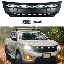 Modified Racing Grills For NP300 Grill For Navara NP300 D23 2015 2016 2017 2018 2019 Auto Grille Front Bumper Mesh Cover Grills 2024 - buy cheap