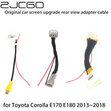 Adaptador de cámara de marcha atrás para Vista trasera de coche, Cable RCA para Toyota Corolla E170, E180, 2013 ~ 2018, pantalla Original de fábrica, entrada de vídeo 2024 - compra barato