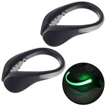 Clip de luz de advertencia de seguridad para zapatos, Clips luminosos para zapatos, LED intermitente, luz nocturna brillante para zapatillas deportivas, 2 uds. 2024 - compra barato