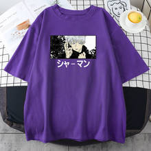 Camiseta blanca Satoru Gojo Umlimited para mujer, remera Harajuku INS, Tops de estilo coreano, camisetas negras suaves para mujer 2021 2024 - compra barato