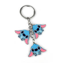 Disney Lilo & Stitch Anime Action Toy Figures Cartoon Products Accessories Metal Keychain Pendant Ornament Unisex Gifts 2024 - buy cheap