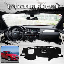 Car Dashboard Avoid Light Pad Instrument Platform Desk Cover Mat Carpets for BMW X4 F26 2014-2018 2024 - buy cheap