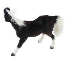 Realistic Well-crafted Faux Fur Horse/ Cat Animal Model Figures Home Decor 2024 - buy cheap