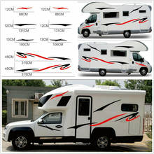 Car Auto Body Sticker Self-Adhesive Side Truck Graphics  Stickers and Decals for Camper Caravan RV Trailer 2024 - buy cheap