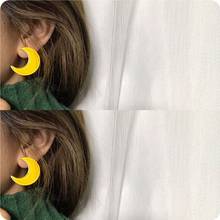 Moon Earrings for Women Girl Fashion Jewelry Star Moon Drop Earring Rhinestones Dangle Earing 2024 - buy cheap