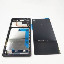 New Full Housing Case Replacement For Sony Xperia Z3 L55 L55w D6603 D6653 LCD Panel Frame Middle Bezel Battery Door Cover 2024 - buy cheap