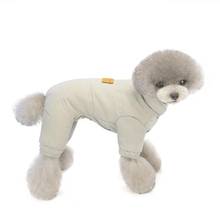 Inverno casual roupas para cães de estimação casaco quente jaqueta quatro pernas macacão cachorro roupas pequenos cães traje vestuário 2024 - compre barato