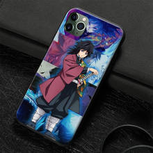 Giyuu Tomioka Kimetsu No Yaiba аниме чехол для телефона оболочка для IPhone SE 6 6s 7 8 6sPlus 7Plus 8Plus X XR XS 11 Pro Max 2024 - купить недорого