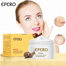 Efero snail-creme hidratante para o rosto, essência para caracol, reparação profunda, nutritivo para branqueamento facial, anti-envelhecimento, anti-rugas, creme para dia de endurecimento 2024 - compre barato