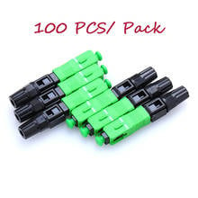 100PCS/box FTTH SC APC single-mode fiber optic SC APC quick connector SC APC FTTH Fiber Optic Fast Connector Free shipping 2024 - buy cheap