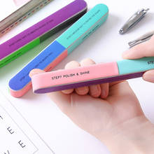 Профессиональная Шлифовальная Пилка Для ногтей 1 шт./компл., 6-сторонняя пилка для полировки ногтей, креативная пилка для ногтей, шлифовальная пилка для ногтей, популярный и новый продукт 2024 - купить недорого