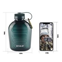 1L water bottle Military Canteen Water Bottle Outdoor Sports Hiking Camping Water Bottle Portable With Strapve 2024 - buy cheap