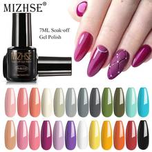 MIZHSE Gel Varnish Hot Selling Spring/Summer Theme Color UV Gel Polish Soak Off Manicure Nail Art Gel Lacquer Rubber Base Top 2024 - buy cheap