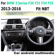 Carro android estilo original para bmw série 3 f30 f31 f34 f35 2013-2016 nbt gps navegação rádio estéreo multimídia jogador tela 2024 - compre barato