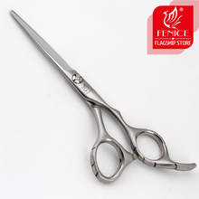 Fenice 5.5 inch Professional hairdressing  scissors barber shears JP440C high quality non-slip handle glitter silver 2024 - buy cheap