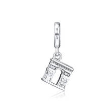 2019 Triumphal Arch Sign Charms for Women Bracelets 925 Sterling Silver Jewelry World Famous Building Charms for Jewelry Making 2024 - buy cheap