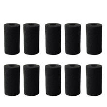 10 Pcs Sponge Aquarium Filter Protector Cover for Fish Tank Inlet Pond Black 2024 - buy cheap