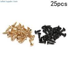 New 25Pcs Electric Guitar Screws For Pickguard Back Plate Mount DIY Luthier Tool 2024 - buy cheap