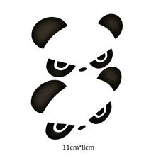 Volkrays 2 X Car Accessories Cartoon Funny Anger Panda Sticker Decal Decoration for Motorcycle Toyota Renault Fiesta Focus Bmw 2024 - buy cheap