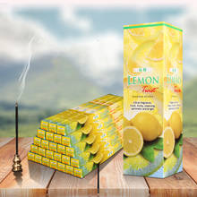 India Incense Big Box Lemon Imported Aromatic Incense Stick Indoor Aromatherapy Fragrance Incense Smell Relax Supply 2024 - buy cheap