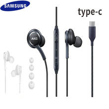 Samsung-fone de ouvido sem fio akg eo 8g955 tipo-c, com microfone, compatível com galaxy, samsung note10/note10 +, xiae xiaomi 2024 - compre barato