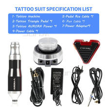 Tattoo Machine Set P1 Rotary Motor Tattoo Pen Aurora Generation Power Triangle Foot Pedal Available For Professionals 2024 - compre barato