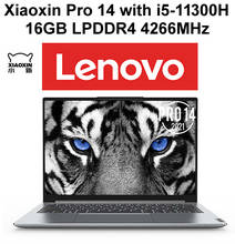 Lenovo-ordenador portátil Xiaoxin Pro 14 2021, Laptop con AMD Ryzen serie 5000 o i5-11300H, 14 pulgadas, 2240x1400, 16GB, DDR4, Metal, RJ45 2024 - compra barato