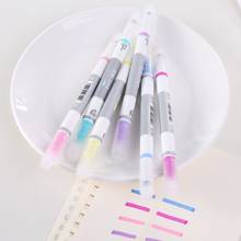 6pcs/set Extra-smooth Erasable Highlighter Pen Marker Pastel Liquid Chalk Fluorescent Pencil 2024 - buy cheap