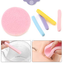 12pcs/Set Cosmetic Puff Compressed Eyelash Cleaning Sponge Facial Clean Washing Pad Sponge Stick Skin Care Popular Makeup Tool 2024 - buy cheap