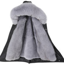 2021 NEW Women Winter Long Jacket Warm Fashion Fox Fur Collar With Rabbit Fur Liner Parka Coats 2024 - buy cheap