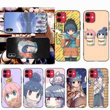 YJZFDYRM Rin Shima Yuru Camp аниме мягкий резиновый чехол для телефона iPhone 11 pro XS MAX 8 7 6 6S Plus X 5S SE 2020 XR чехол 2024 - купить недорого