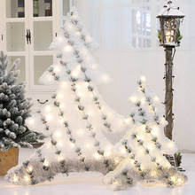 Christmas snowflake lights tree decorations Christmas window hotel decorations shop event scene in-store creative decorations 2024 - buy cheap