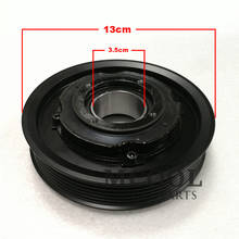 Polia magnética para carro, para kia rio k2 hyundai accent 1.4 977011r100 2024 - compre barato