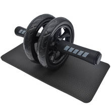 Abs Roller Men Mute Two-Wheel Abdominal Wheel Fitness Equipment  Exercise Roller Abs Exercise Gym Equipment  Muscle Trainer 2024 - buy cheap