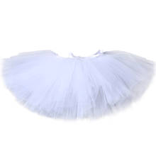 Pure White Tutu Skirt Fluffy Children Tulle Skirt Girls Dance Ballet Pettiskirt Snowman Tutu Baby Kids Birthday Party Skirt 1-14 2024 - buy cheap