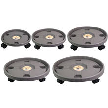 Round Flower Plant Pot Tray 4 Wheels Heavy Planter Flowers Pot Mover Trolley Plate Stand Holder Flower Pot Mover Garden Tools 2024 - buy cheap