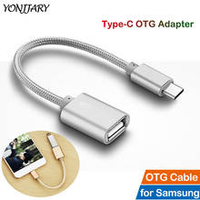 USB Type C OTG Adapter Cable for Samsung Galaxy S8 S9 S10 S20 S21 Ultra Plus S10e Note 8 9 10 20 +5G USB C Cable OTG Converter 2024 - buy cheap