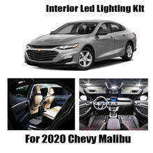 15x Canbus Error Free LED Interior Light Kit Package for 2020 Chevy Malibu Car Accessories Map Dome Trunk License Light 2024 - buy cheap