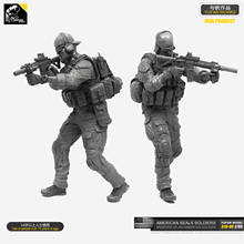 1/35 смолы наборы солдатская модель (US Navy SEAL) самособранный A18-06 2024 - купить недорого