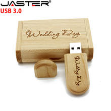 JASTER-unidad flash USB 3,0 con logotipo personalizado, pen drive de madera de Arce, 4gb, 8gb, 16gb, 32gb 2024 - compra barato