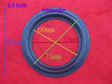 2 pieces 3.5(3 1/2'') inch woofer / bass SPEAKER RUBBER SURROUNDS REPAIR- RUBBER 2024 - buy cheap