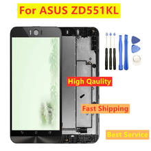 Для Asus Zenfone Selfie ZD551KL Z00UD сенсорный экран дигитайзер ЖК-дисплей с рамкой ЖК-стекло Датчик сборка запчасти 2024 - купить недорого