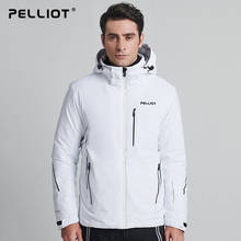 Peliot-traje de esquí al aire libre para hombre, chaqueta deportiva profesional de doble tablero, de algodón grueso y cálido, transpirable, de invierno 2024 - compra barato