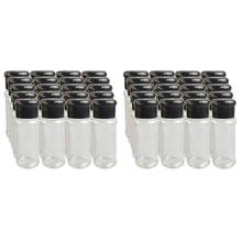 40Pcs/Set 100Ml Spice Salt Pepper Shakers Black Seasoning Jar Can Pepper Bottle Barbecue Condiment Kitchen Gadget Tool 2024 - buy cheap