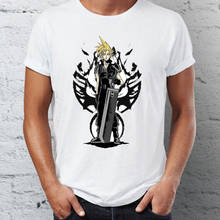 new Men short sleeve t-shirt Final Fantasy Cloud Awesome Gaming t shirt tees tops harajuku streetwear 4XL 5XL 2024 - buy cheap