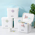 2 Layers Medicine Organizer Plastic First Aid Kit Box Holder with Drawer Large Capatity Faimly Emergency Storage Box Medical Kit - photo 2026