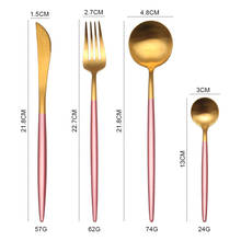 Spklifey Cutlery Set Sets Stainless Steel Cutlery Tableware Gold Forks Knives Spoons Dinnerware Set Stainless Steel Cutlery 2024 - buy cheap