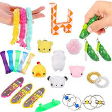 Pacote de brinquedos sensorial para crianças e adultos, pacote com 20/peças, alívio do estresse, autismo, alívio de ansiedade, bolhas de brinquedo 2024 - compre barato