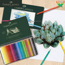 Lápiz de color oleoso para dibujo profesional, conjunto de 24/60/120 original de faber-castell de Alemania, pintado a mano, en caja verde 2024 - compra barato